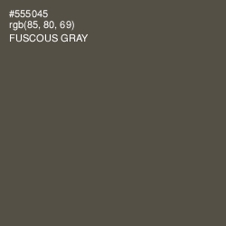 #555045 - Fuscous Gray Color Image